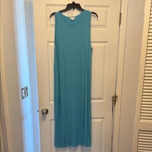 J. Jill Teal Maxi Dress
